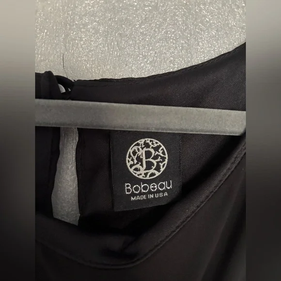 Bobeau Black Sheer Women's Blouse Size S Elegant Feminine - Picture 6 of 12